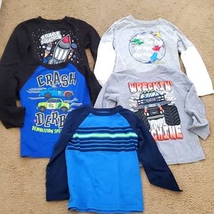 BOYS 5- 5t Long Sleeve Shirts